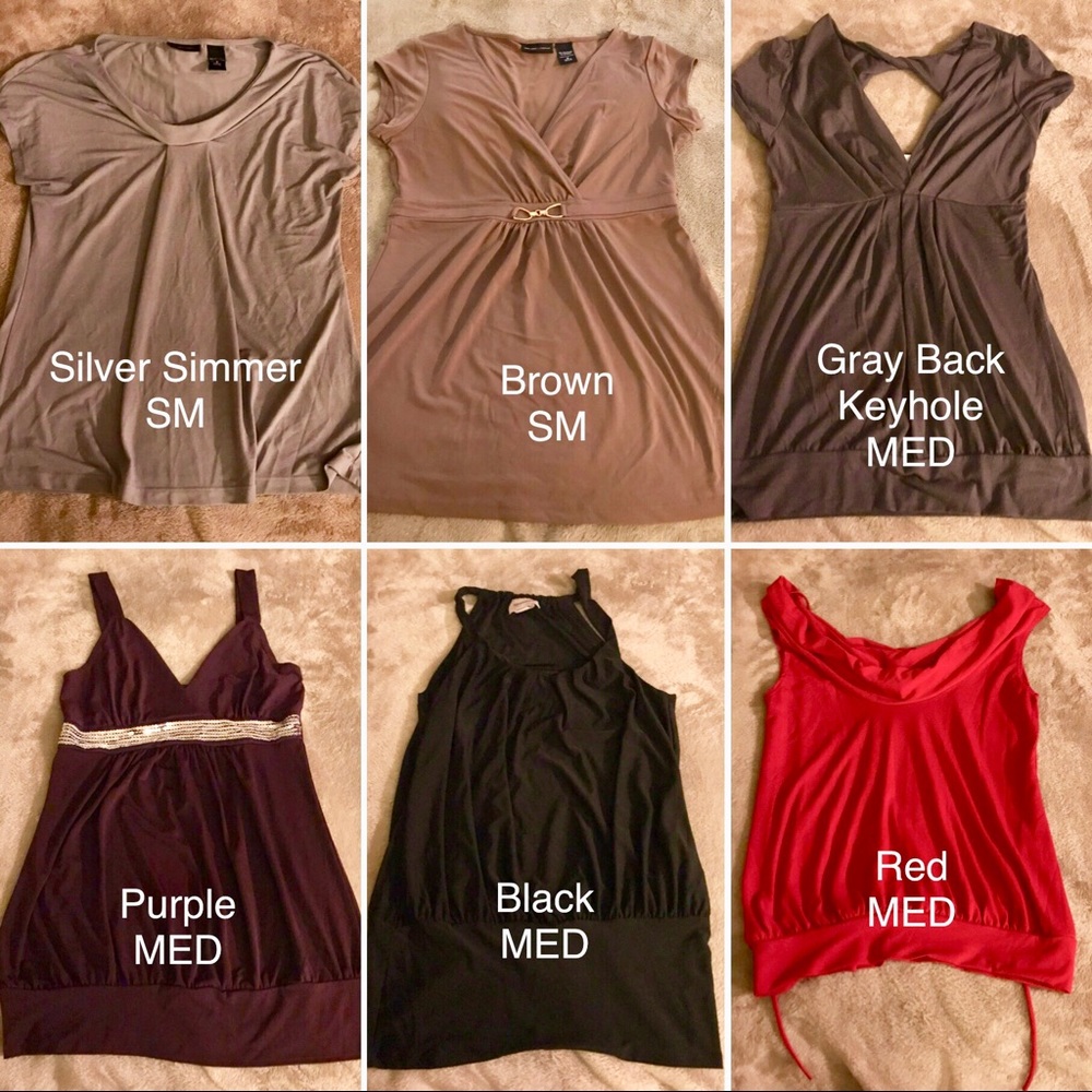 Lot of 6 Tops
